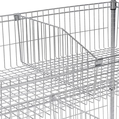 Nexel Wire Shelf Basket Divider 24 WBD24C